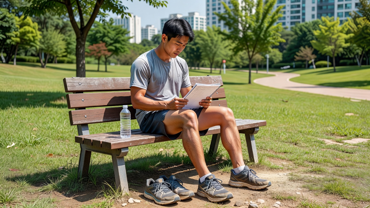 12주 러닝 계획 목차를 시각적으로 정리한 이미지