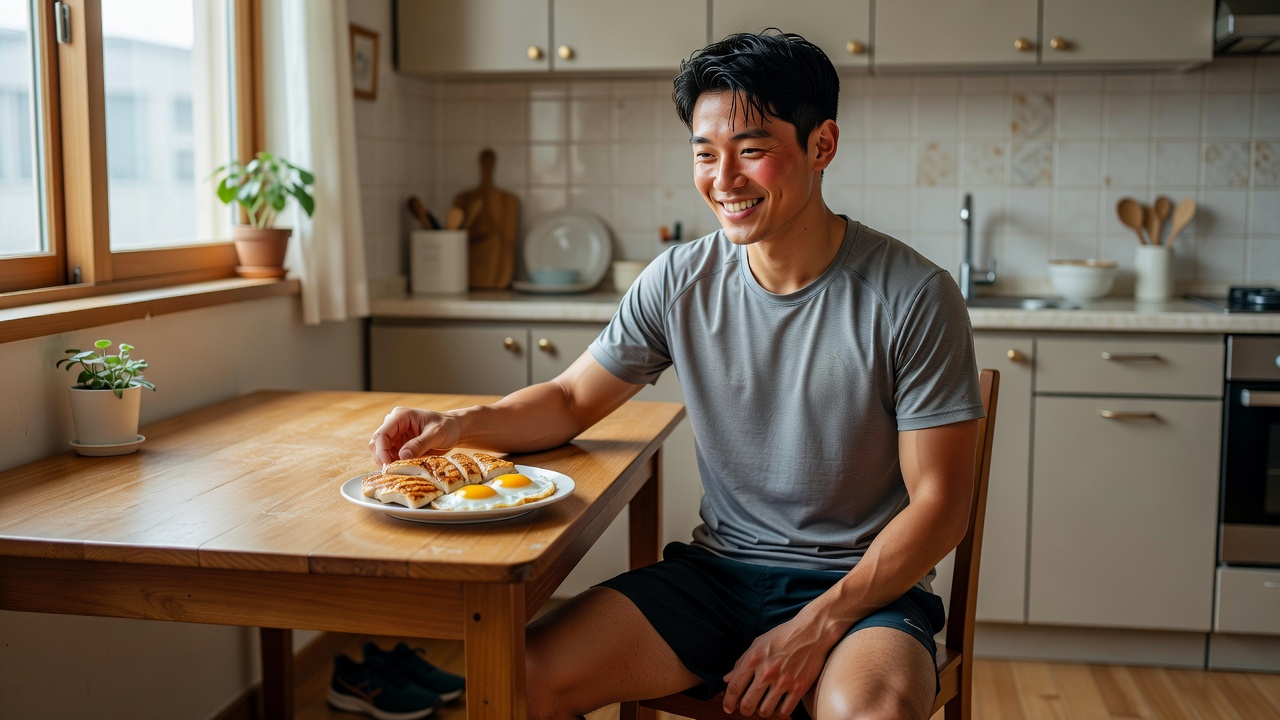 러닝 시작 후 식단 변화와 음식 선택 후기 러닝후기