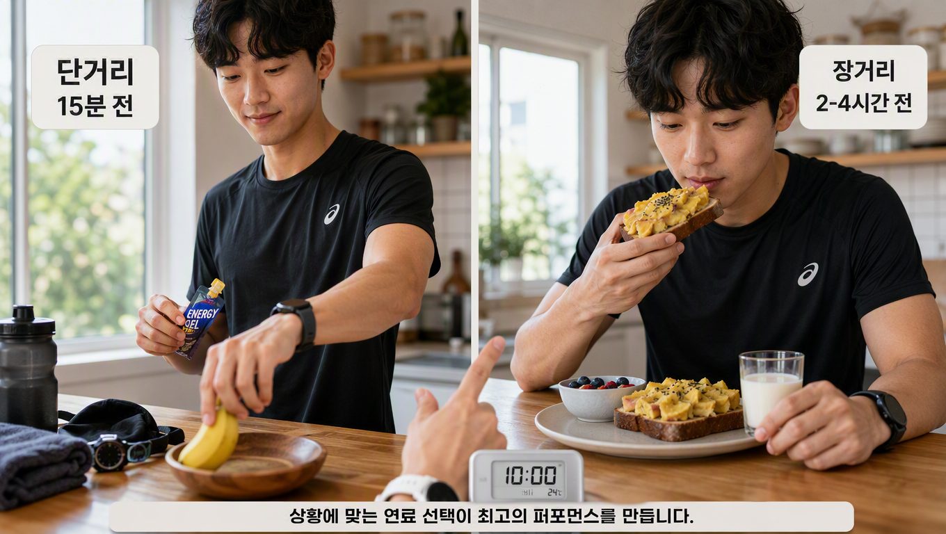 러닝식단 타이밍, 거리별로 언제 먹고 무엇을 피해야 할까